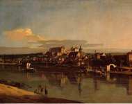 Bellotto Bernardo View of Pirna from Posta - Hermitage